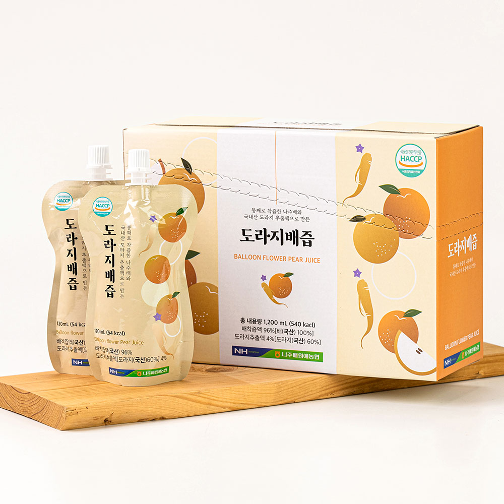 나주 배원예농협 도라지배즙 프리미엄 120ml 30개