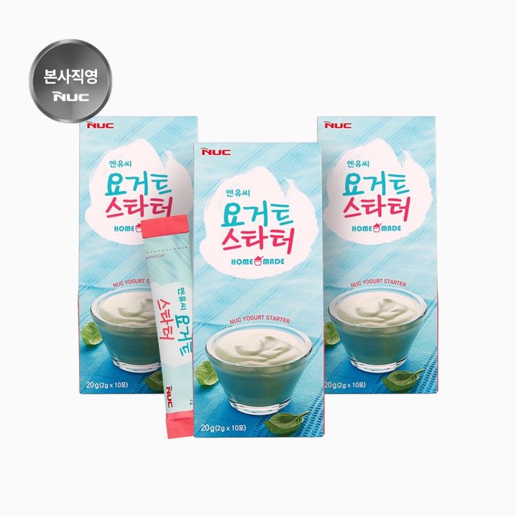 엔유씨 요거트 스타터 파우더 그릭 두유