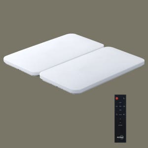 장수램프 퓨어스마트 LED 리모컨 거실등 120W 색변환 밝기조절 플리커프리 삼성칩