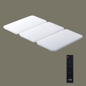 장수램프 퓨어스마트 LED 리모컨 거실등 색변환 밝기조절 플리커프리 삼성칩 180W