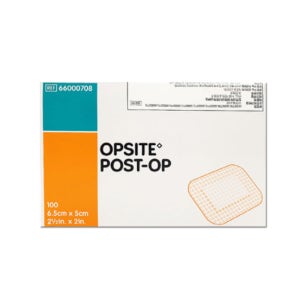 오피사이트 OPSITE POST-OP 6.5cmx5.0cm 100매입 점착성투명창상피복재