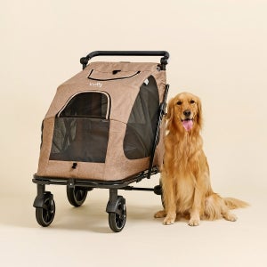 [강아지의날] 울리 이지 폴딩 점보 중형견 대형견 강아지 유모차