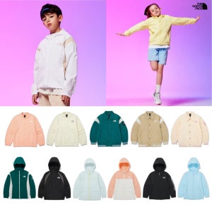 노스페이스 키즈 바람막이 자켓 닐턴 올레마 주니어 유아 아동 초등 NJ3BQ04 코치