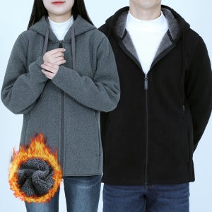 보아털후드집업 방상내피 방한 겨울작업잠바 돕바 겨울외투 빅사이즈