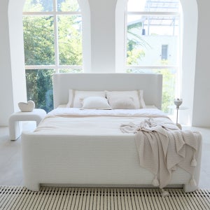 보보 웜 침대프레임 유럽패브릭 침대 K 기본헤드 풋보드 SET