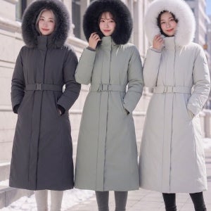 [국내매장판] 안타티카 여성 롱패딩 코오롱 역시즌 블랙카키그레이시