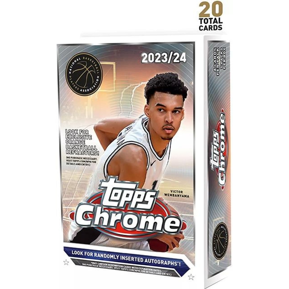 웸반야마 NBA카드 탑스 크롬 행거 팩 20장