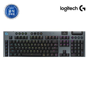 로지텍코리아 공식 G915 X LIGHTSPEED 무선 게이밍 키보드 블랙, 적축