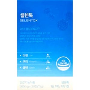 데이배리어 셀렌톡 500mg x 30정 1개월분 삼백초 프로폴리스