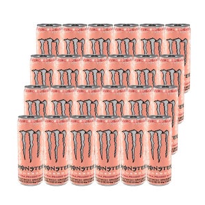 몬스터 에너지 울트라 피치 킨 355ml x 24캔 제로슈가 과일향 타우린 탄산음료