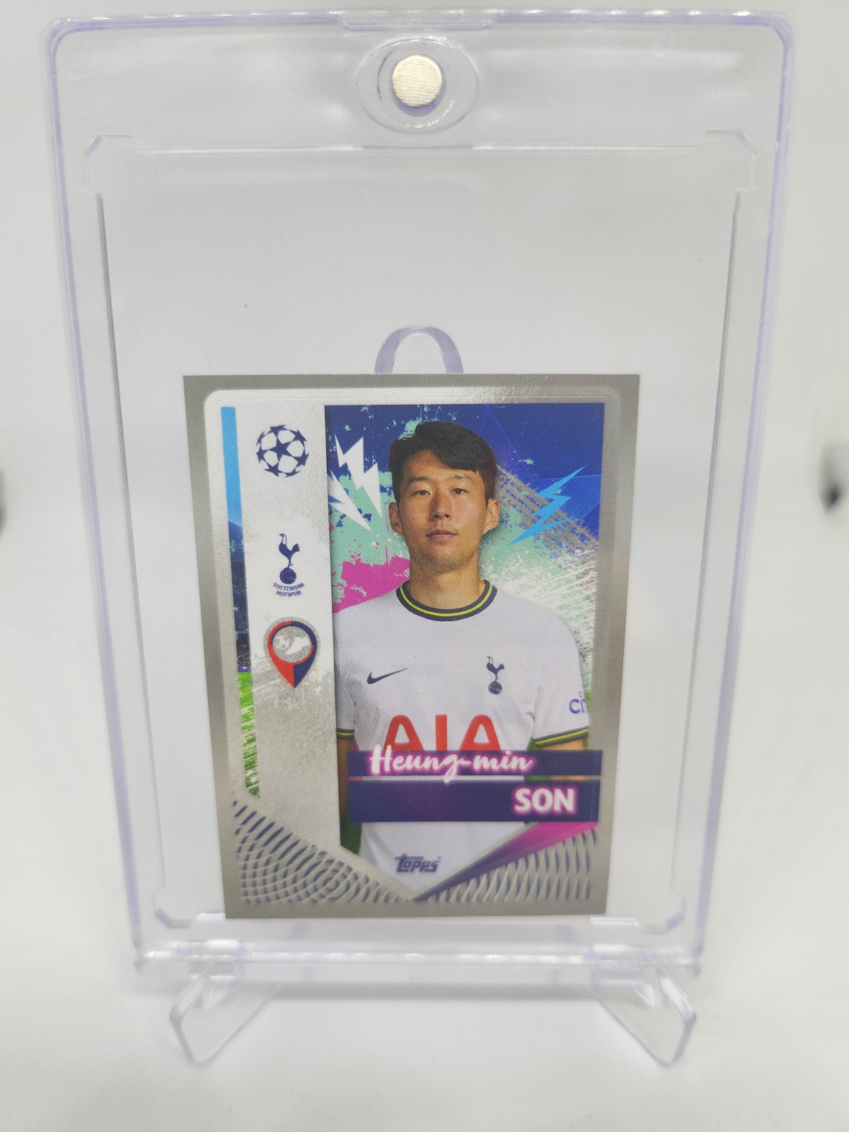 손흥민스티커카드 2022 Topps UCL Sticker 472번 손흥민 축구 EPL 카드