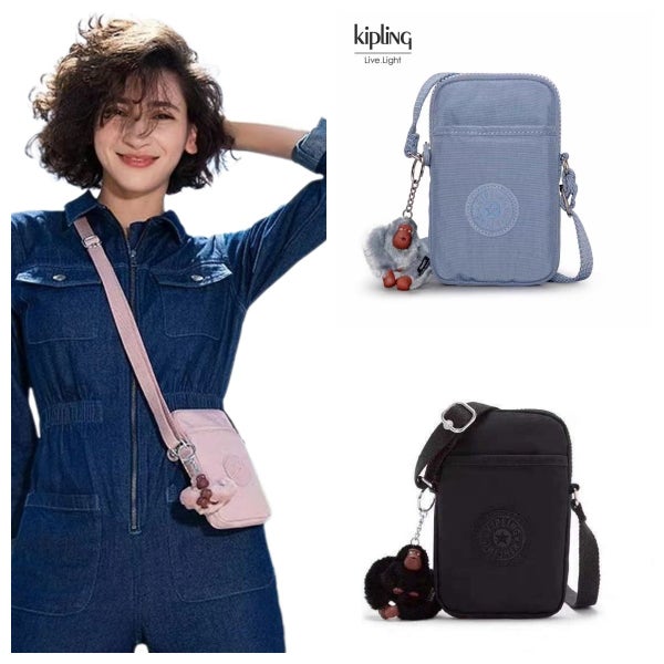 키플링 탈리 나일론 지퍼 폰 파우치 kipling Tally 미니크로스백 핸드폰가방