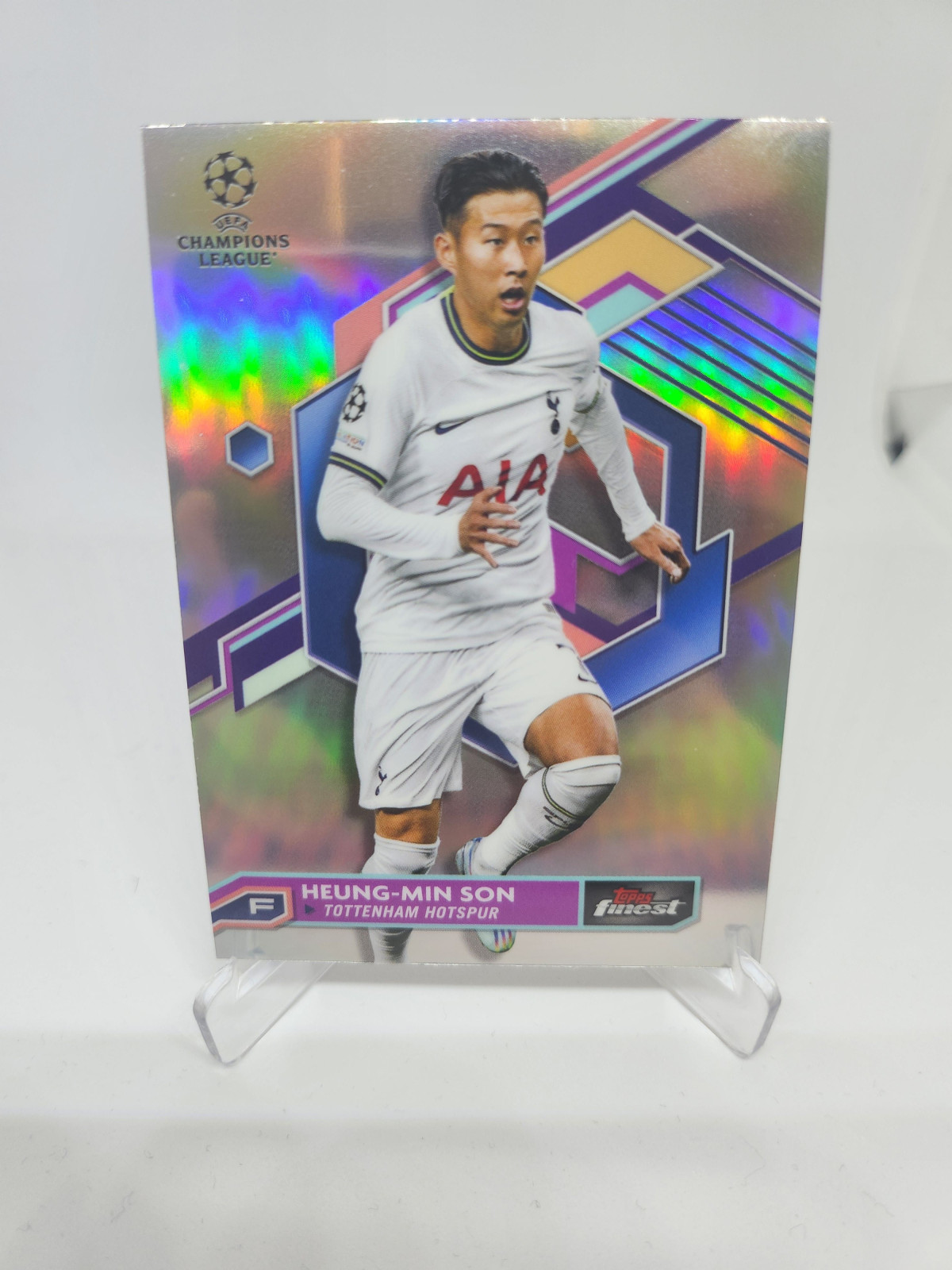 손흥민축구카드 2022 Topps Finest REF 29번 흥민 EPL 축구 카드