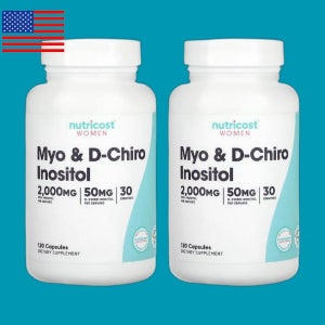 뉴트리코스트 미오 이노시톨 Women Myo d-Chiro Inositol 2000mg 캡슐 120정 2통