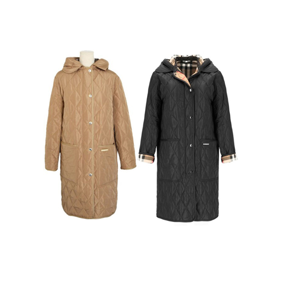 [영국아울렛/관부가세포함] 버버리 PARKGATE 파크게이트 퀼팅 여성 롱 자켓 (2컬러) 80842091 80945811 80842101