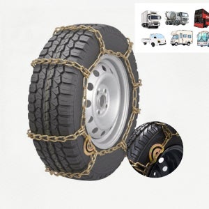 (평일3시전주문 당일출고)강력제동 고강도 평쇠사슬 스노우체인 1세트 대형트럭화물관광이층버스 군용소방트럭