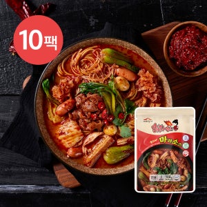 고추명가 마라언니 DIY 마라탕 소포장 마라소스 100g x 10팩