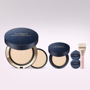 에이지투웨니스 벨벳 래스팅 팩트 14g 본품+리필+미니 팩트 7g (+퍼프 2매,스패출러브러쉬) (SPF50+ PA++++)