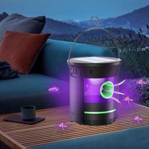 비상 LED 태양광 정원등 캠핑랜턴 벌레 해충 모기 퇴치기 포충기 포충등