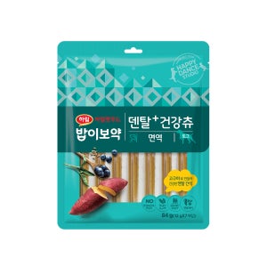 밥이보약 덴탈 건강츄 면역 (12g x 7ea) 강아지덴탈껌