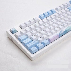 키캡 반투명 PBT 기계식 키보드 고래 십자축
