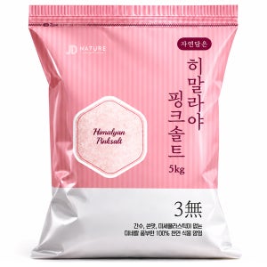 자연담은 히말라야 핑크솔트 가는입자 소금차 천연 미네랄 소금 5kg, 1개