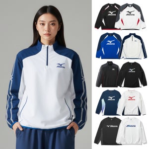 미즈노 MRB 피스테 바람막이 러닝 우븐 하이넥