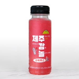 올리온 제주깜놀 100% 수박주스 180ml 1개 리얼착즙 생과일주스 아침대용 오가닉