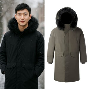 [코오롱스포츠] 코오롱 안타티카 남성 롱패딩