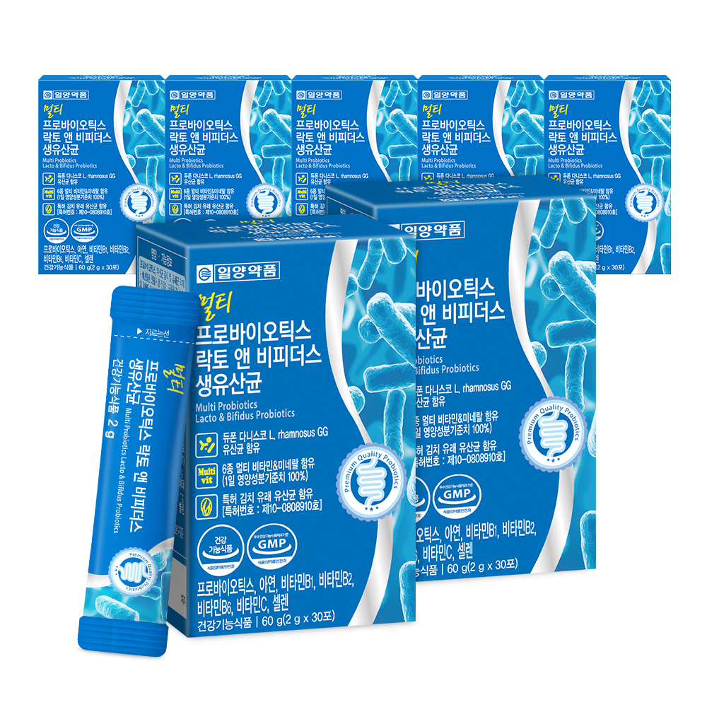 일양약품 프로바이오틱스 비피더스 생 유산균 마이크로바이옴 7개월분