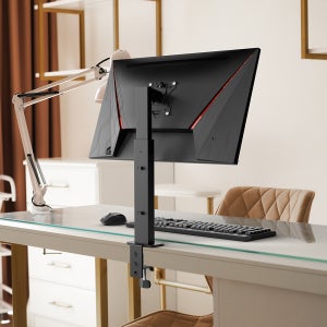 카멜마운트 MBS1C 싱글 밀착 스탠드 모니터 거치대 모니터암