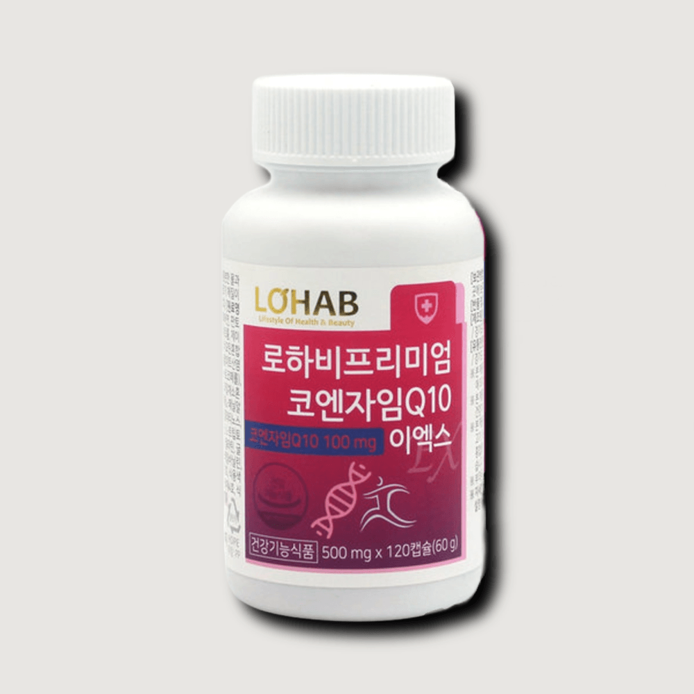 <b>로하비</b> 코큐텐 코엔자임 큐텐 프리미엄 Q10 4개월