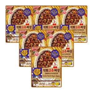 오뚜기 오즈키친 직화고추짜장 180g 6개