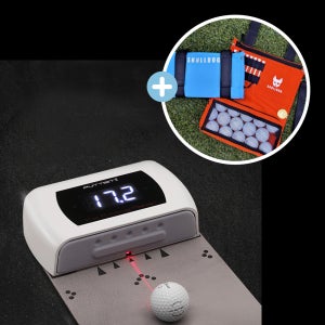 퍼티스트2 고급형 골프 디지털 퍼팅 연습기 매트 레이저 퍼터 연습
