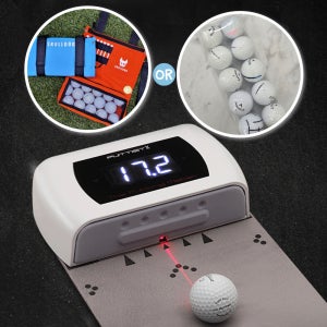 퍼티스트2 고급형 골프 디지털 퍼팅 연습기 매트 레이저 퍼터 연습