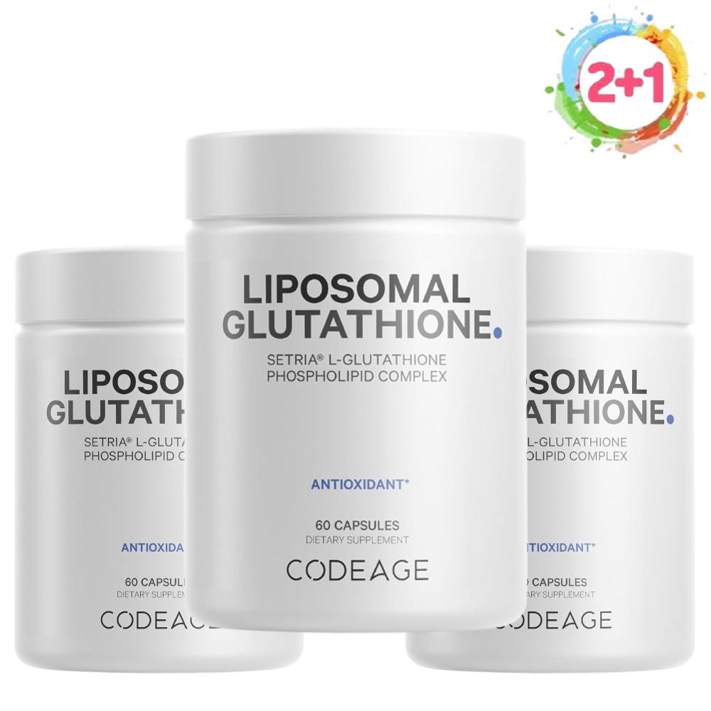2+1 코드에이지 <b>리포소말 글루타치온</b> 500mg 60정 리포조말 리포좀