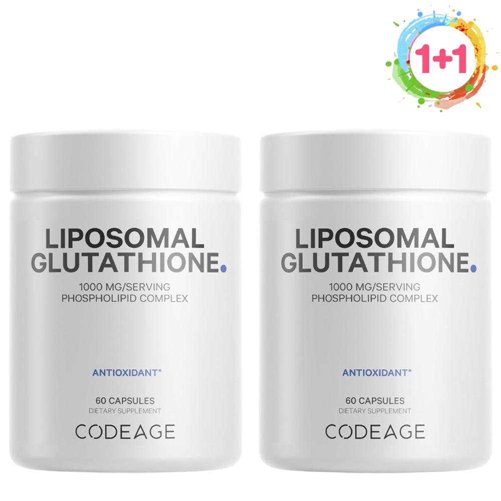 1+1 코드에이지 <b>리포소말 글루타치온</b> 1000mg 60정 리포조말 리포좀