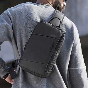 남성 슬링백 가볍고 편한 깔끔힙색 생활방수 당일출고