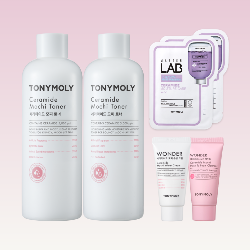 [리즈PICK] 토니모리 세라마이드 모찌 토너 500ml, 2개