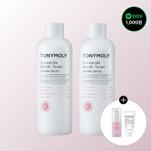 토니모리 대용량 화잘먹 세라마이드 모찌 토너 500ml, 2개
