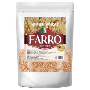 이탈리아 고대곡물 앰머밀 파로 1kg, 1개
