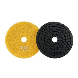 공구하자 그라인더연마석 대리석 타일 광택 샌딩 건식 프릭션 세라믹 연마패드 200방