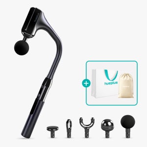 [슈퍼적립][선물SET]휴플러스 커브건 PRO C20 목 어깨 등 안마기 마사지기 마사지건+파우치+쇼핑백