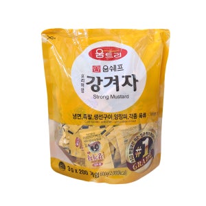 움트리 강겨자 3g 200개입 일회용 겨자 소스