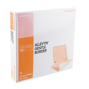스미스앤드네퓨 알레빈 젠틀보더 17.5cmx17.5cm 두꺼운 실리콘 습윤 화상 드레싱밴드