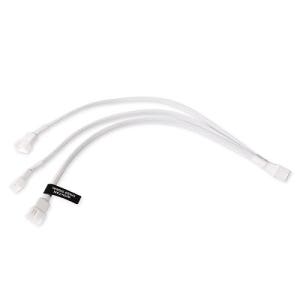 ALPHACOOL Y형 스플리터 4pin to 3x4pin PWM 케이블 (0.3m, 화이트) - 18726