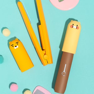 카카오프렌즈 휴대용 무선 미니 고데기 (춘식이)