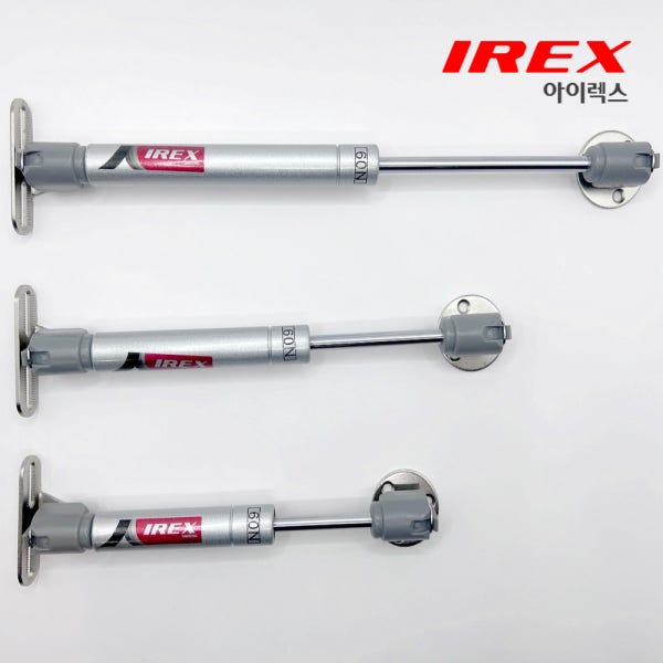 싱크대 가스 쇼바 삼성 IREX 가구 도어 유압 댐퍼 철물 일반 쇼바 150mm x 40N