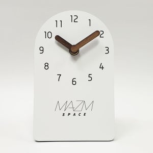 무소음 화이트 우드 인테리어 탁상시계 스탠드 170 (3종)