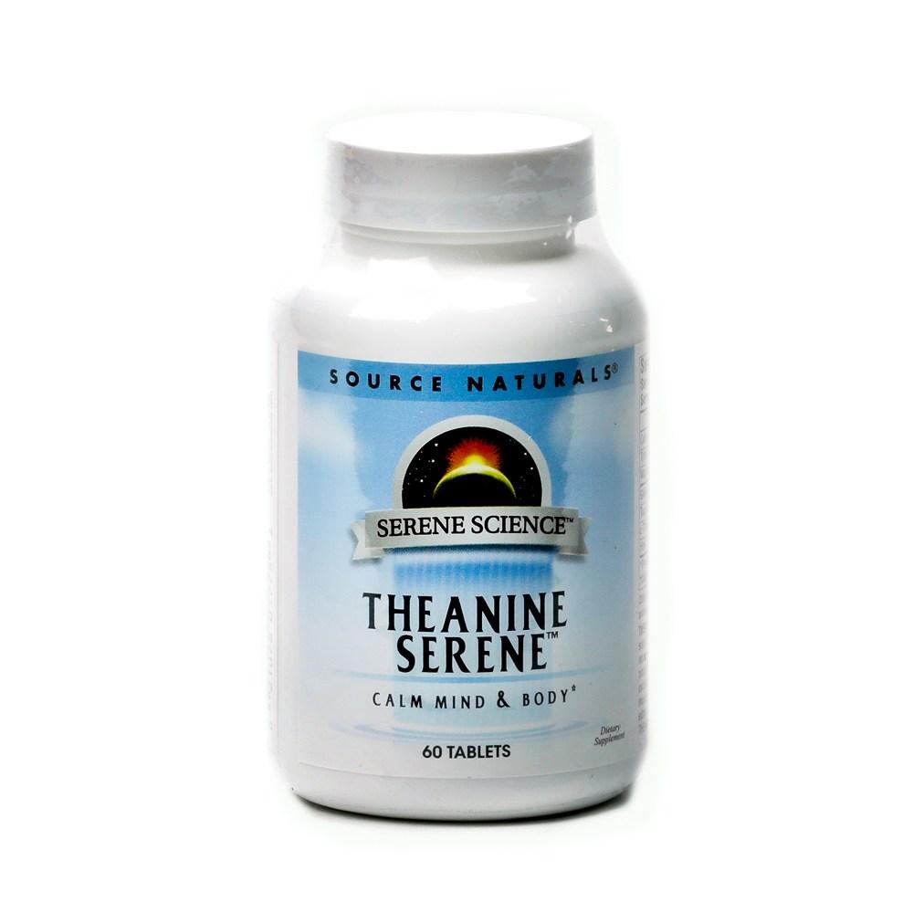 Source Naturals 서린 <b>테아닌</b> 60정